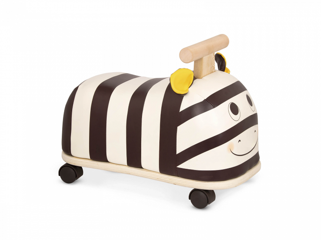 Dřevěné odrážedlo zebra B-toys