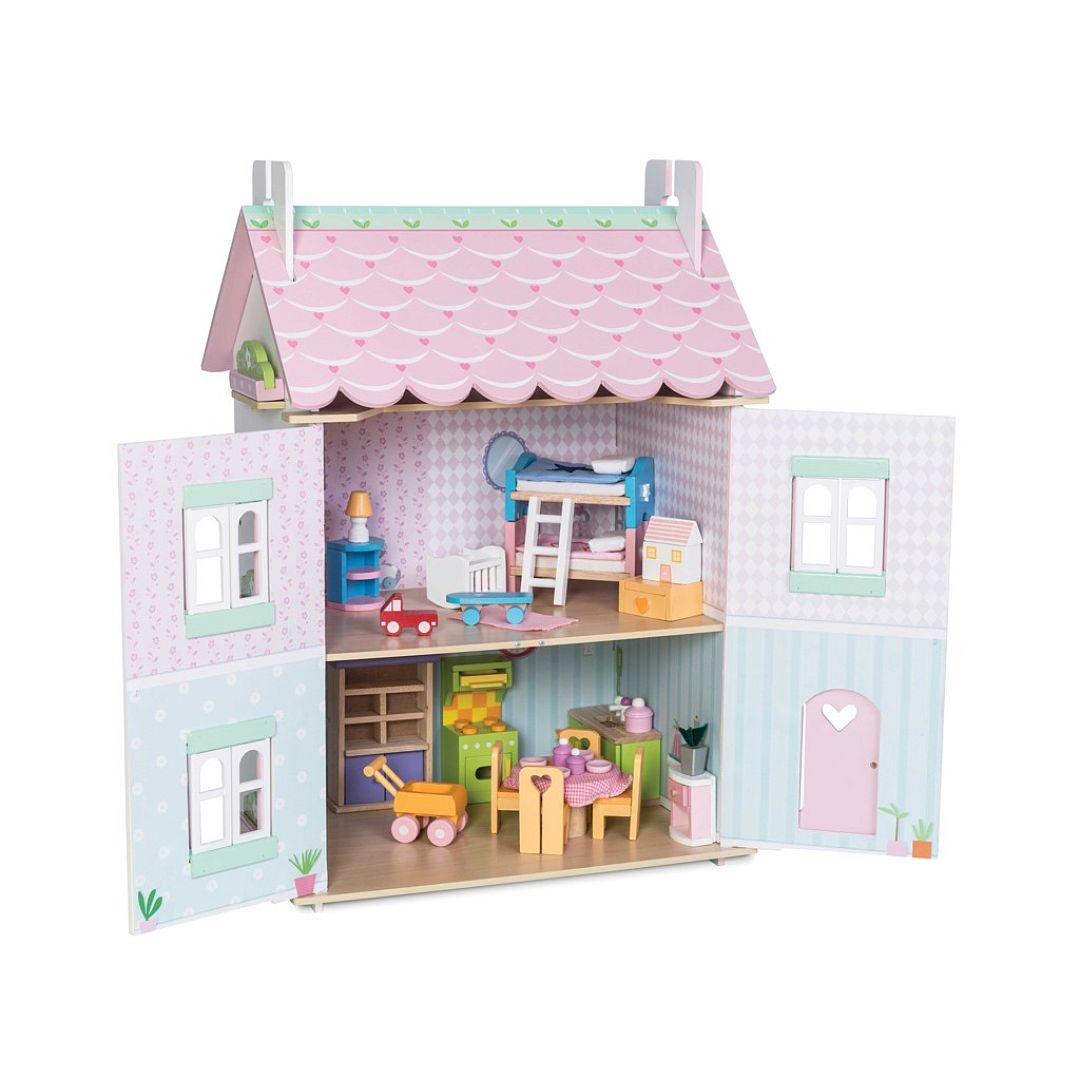 H126-Sweetheart-Cottage-Pink-White-Wooden-Dolls-House-Furniture-Open.jpg