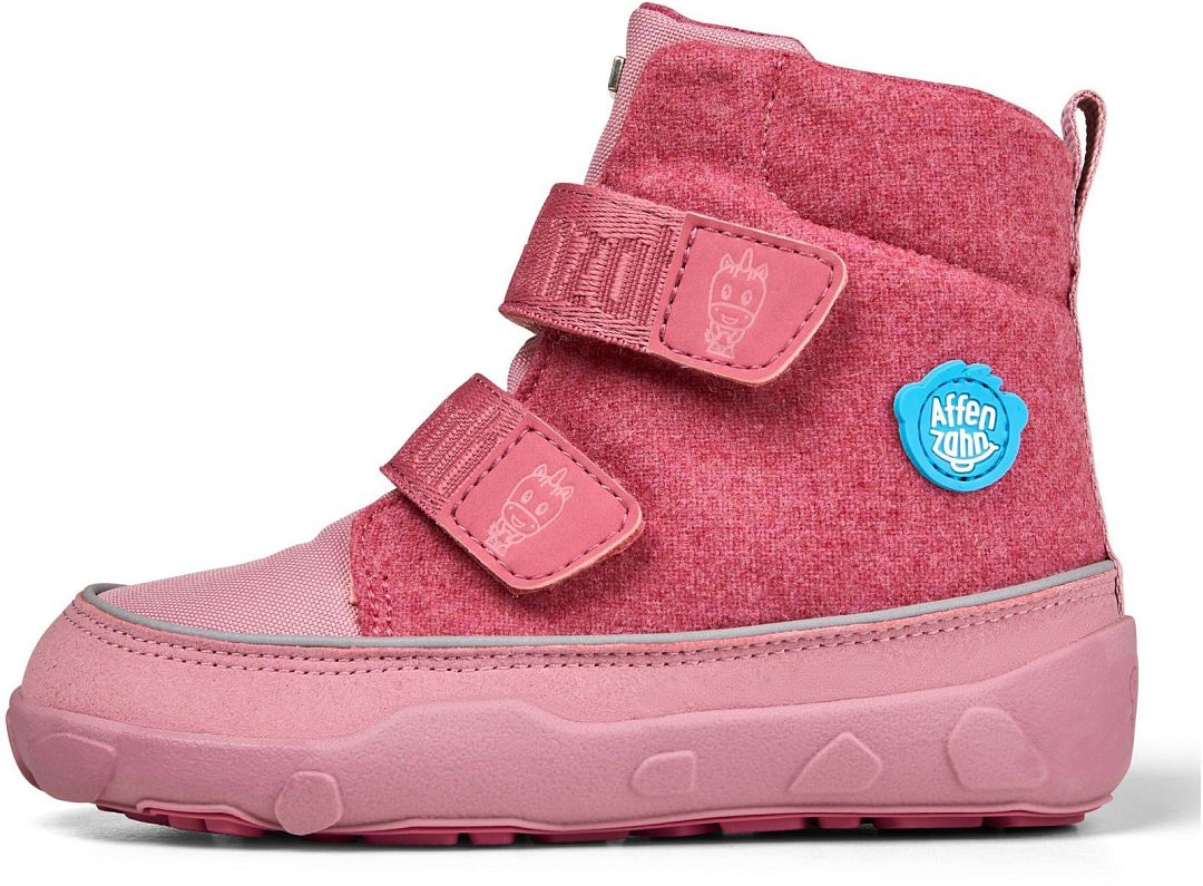 Dětské zimní barefoot boty Affenzahn Winter Boot Wool Comfy Unicorn