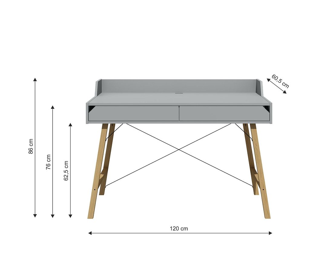 Lotta desk grey