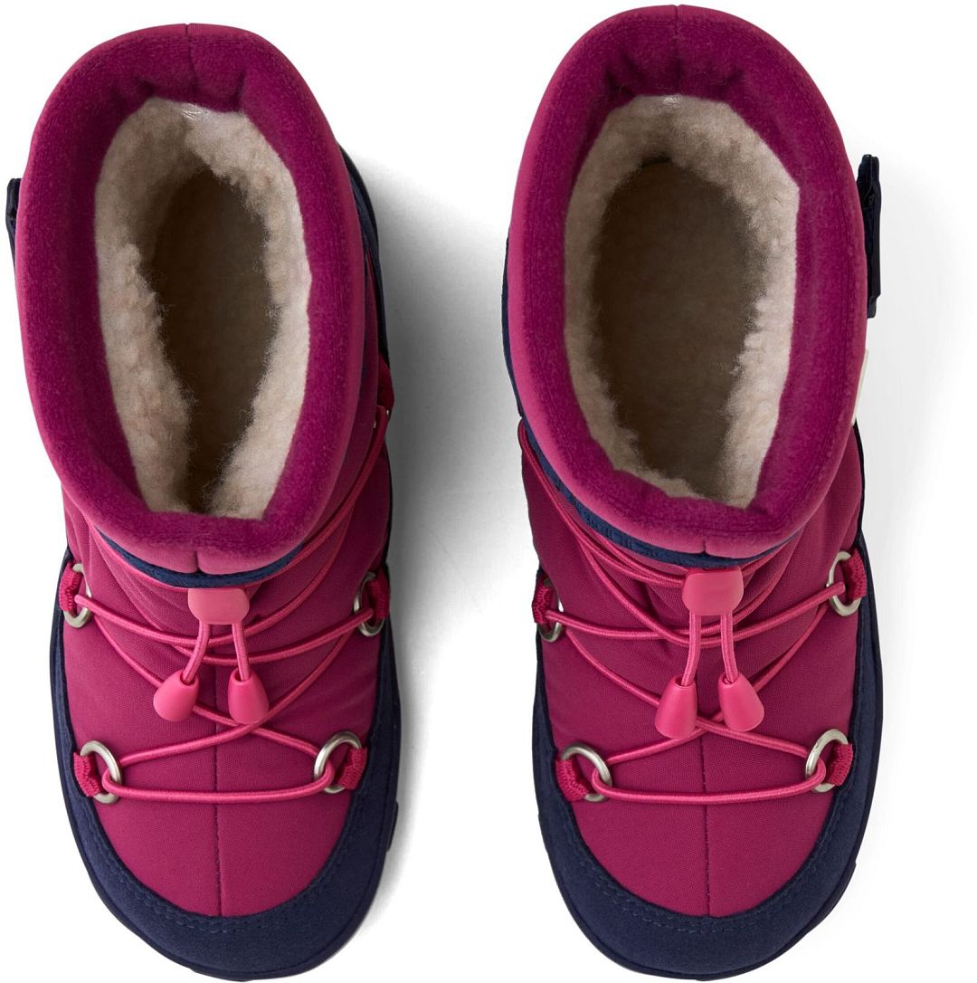 Dětské barefoot sněhule Affenzahn Snow Boot Vegan Snowy Flamingo